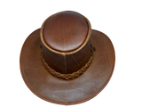 Overlander Aussie Leather Hat. Traditional Style .