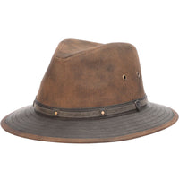 LACHLAN TIMBER CLOTH SAFARI HAT - The Walkabout Company