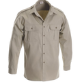 Ruggedwear Maun Long Sleeve Safari Shirt. Stone & Olive 6.5 oz We are proudly South African - The Walkabout Company