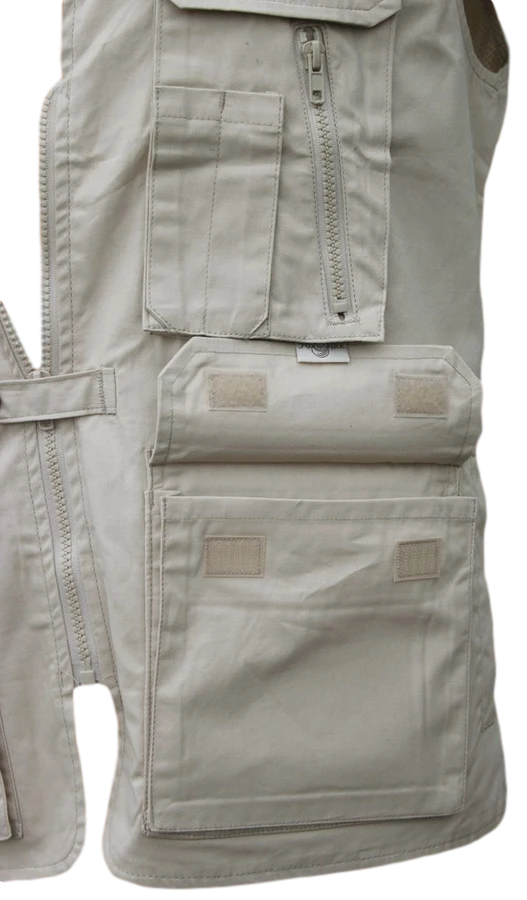 HaoMay Women's Outdoor Fishing Safari Buckle Vest Multi-pocket Photography  Vest